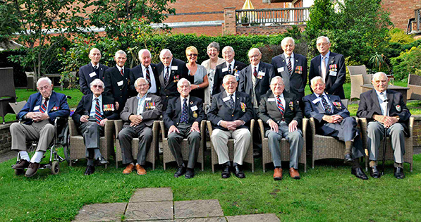 The veterans at the 2012 reunion.
